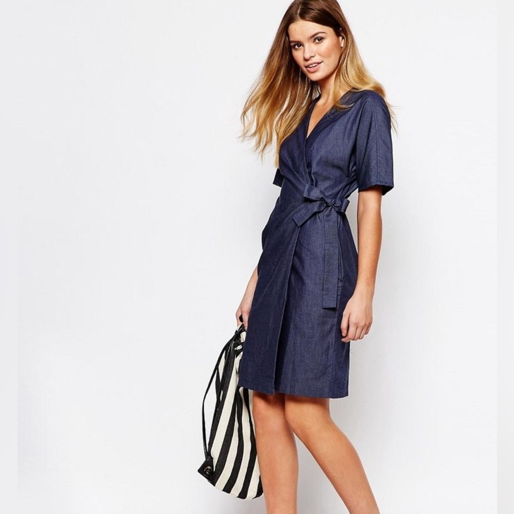 People Tree Cotton Wrap Dress